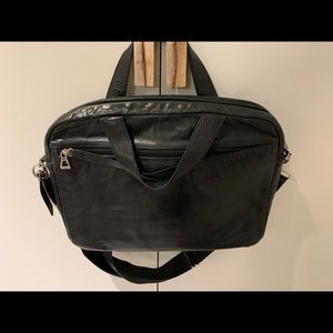 Authentic leather RUDSAK laptop bag